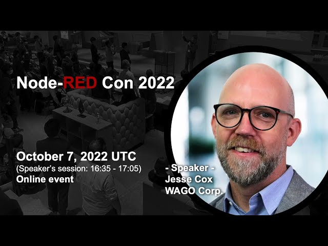 Node-RED Con 2022 - Jesse Cox