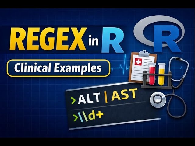 Regular Expressions in R | Clinical Examples | Regex + dplyr + mutate