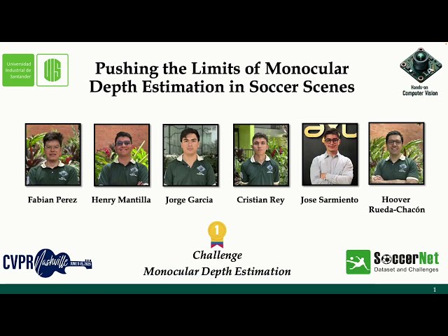 [CVPR 2025] 🥇 Winners - Monocular Depth Estimation Challenge | SoccerNet
