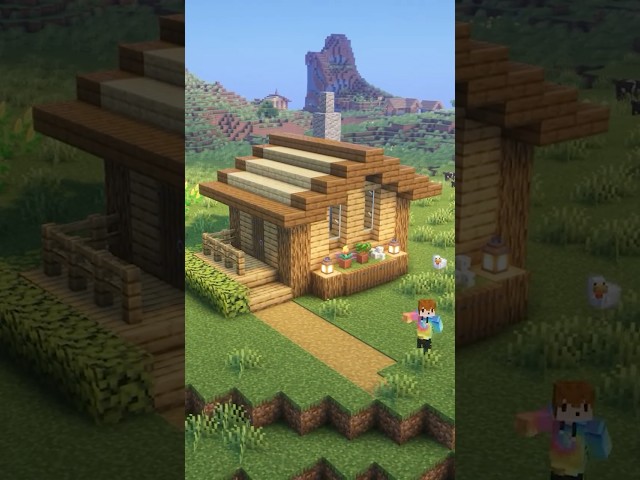 Small Wooden House in Minecraft Tutorial