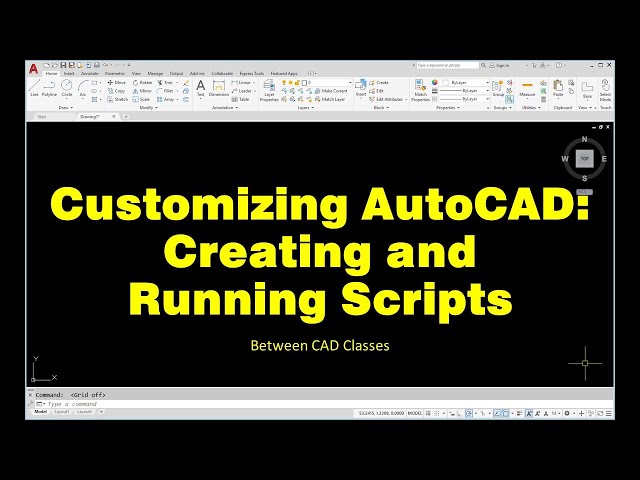 Customizing AutoCAD: Creating and Running Scripts