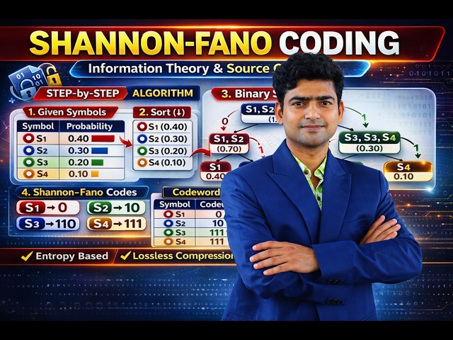 Information Theory and Coding Shannon Fano