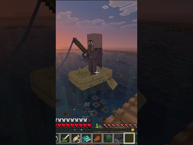 Minecraft - The Bloop Eats A Villager #minecraft