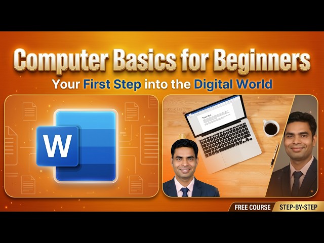 Computer Basics for Beginners | MS Word Tutorial in Bangla | Step by Step Free Course
