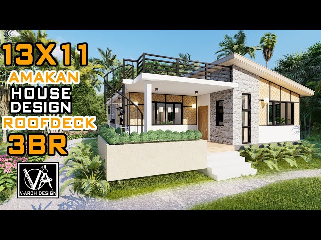 13x11 Modern Amakan House with Roofdeck (140 sqm) 3 Bedroom