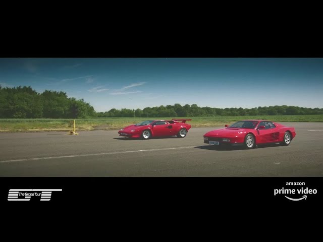 Grand Tour Ferrari Testarossa Vs Lamborghini Countach