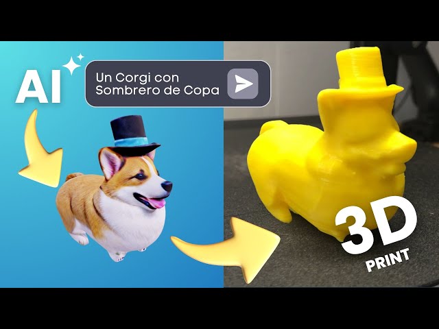 Cómo crear modelos 3D utilizando Inteligencia Artificial con una sola oración, "Gratis".