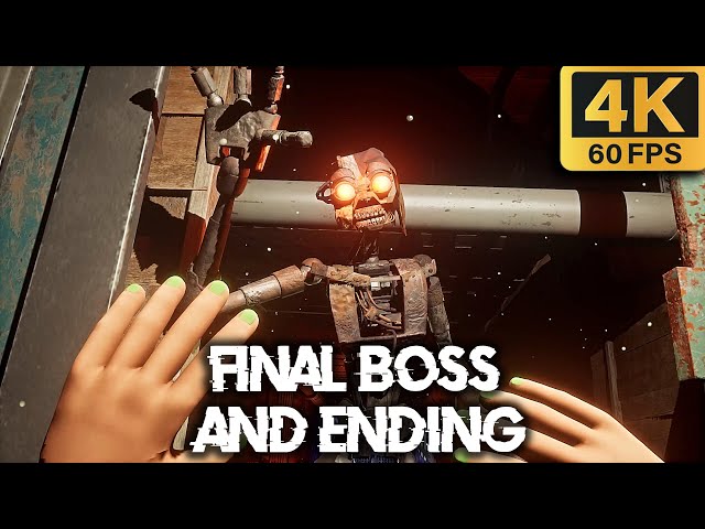FNAF Security Breach RUIN DLC FINAL BOSS Fight + Ending (4K60fps)