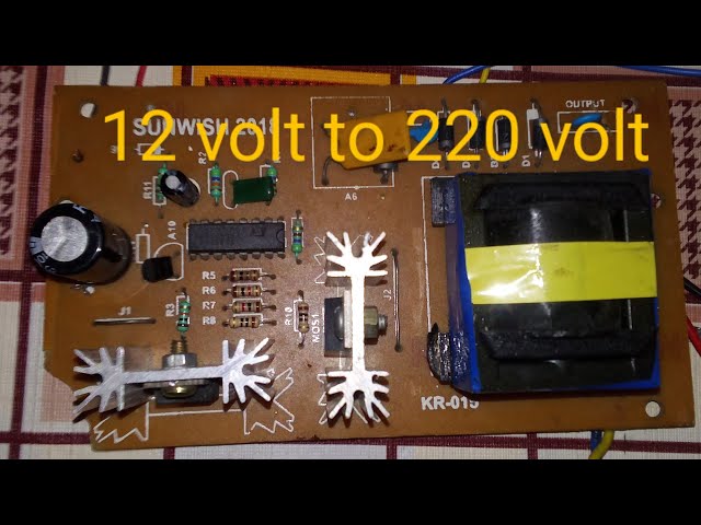 Homemade inverter [Ghar per inverter kaise banaen] 150 watt 220 Volt⚡ inverter
