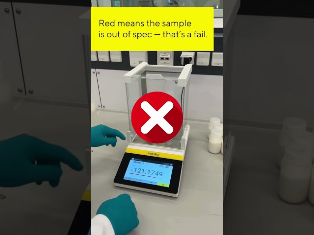 Fast and Reliable Checkweighing for Precision and Quality Control #qualitycontrol #laboratory