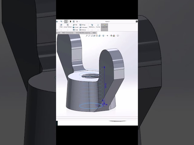 How To Design  Hand Nut In SolidWorks | Quick Tutorial