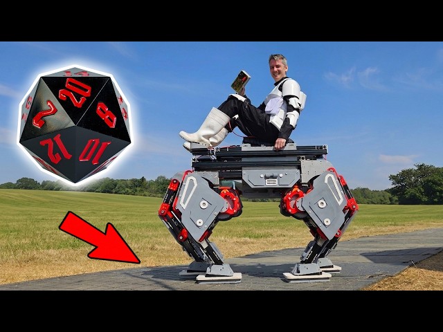 Using 20-sided dice to stabilise my walking machine?
