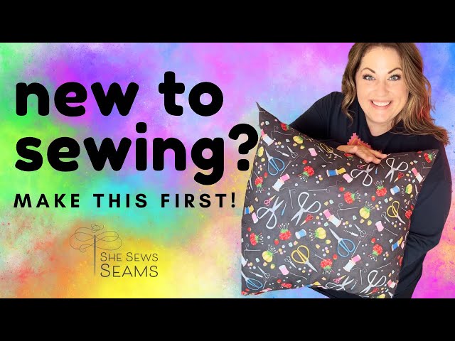 Beginner Sewing Project: Easy Envelope Pillowcase Tutorial (Perfect for New Sewists!)