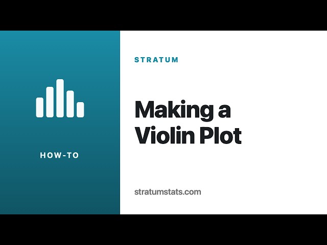 How to Make a Violin Plot in Under a Minute (Mac & Windows)