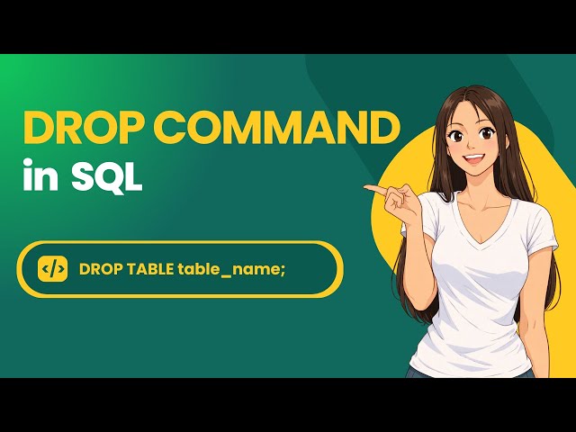 DROP Command in SQL Explained in Detail 🔥 | DROP TABLE, VIEW, INDEX & TRIGGER | DDL Commands