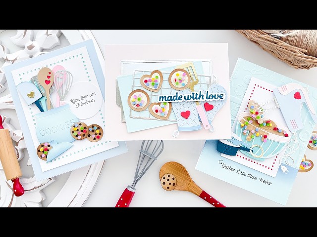 3 Baking-Themed Cards with Easy Cardmaking Ideas!