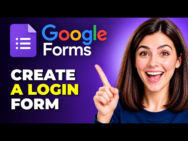 How To Create A Login Form In Google Forms