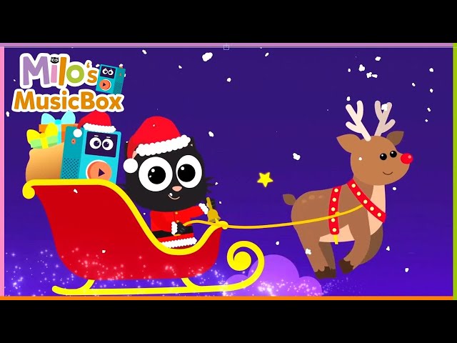 🎶 Jingle Bells, Milo Christmas Special 🎅 | Milo's MusicBox – Nursery Rhymes & Kids Songs