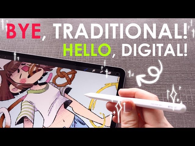 THE MOST POPULAR DIGITAL ART PROGRAM?! - Traditional Artist Tries Procreate