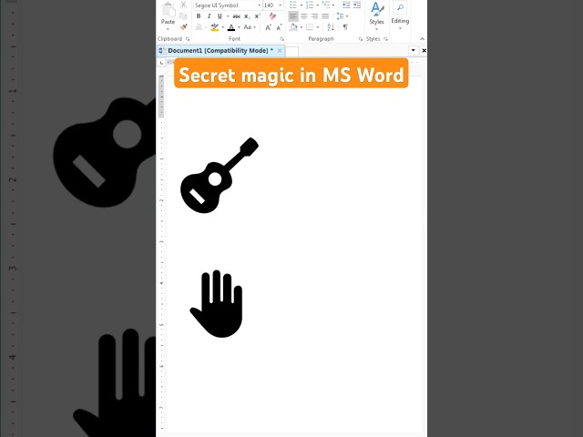 tricks in ms word | ms word magic tricks #msword #tricks #shorts #ytshorts #viral