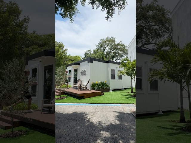 Touring a 420 square foot unfolding Prefab Home!! #hometour