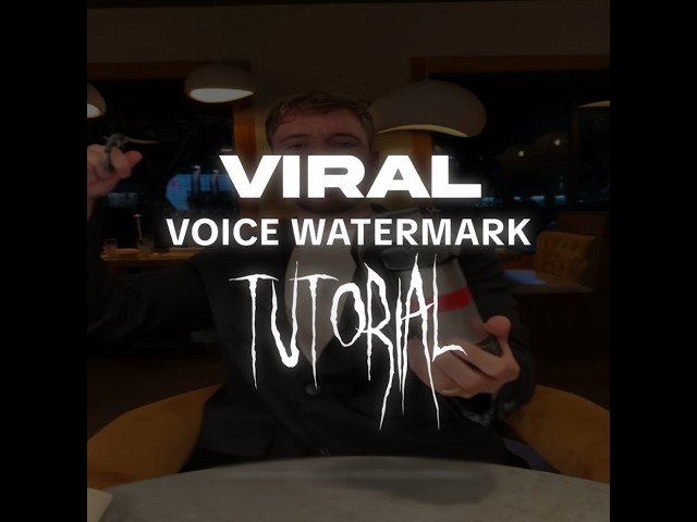 Viral Voice Watermark Like KAMI For FREE Tutorial | FUNK BALANÇAR #phonk #brazilianfunk #funk