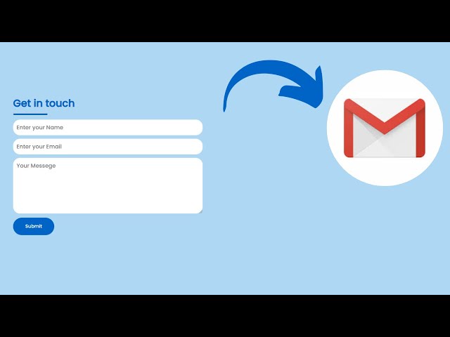 How To Create Working Contact Form Using HTML & CSS | Receive Contact Form Data on Email