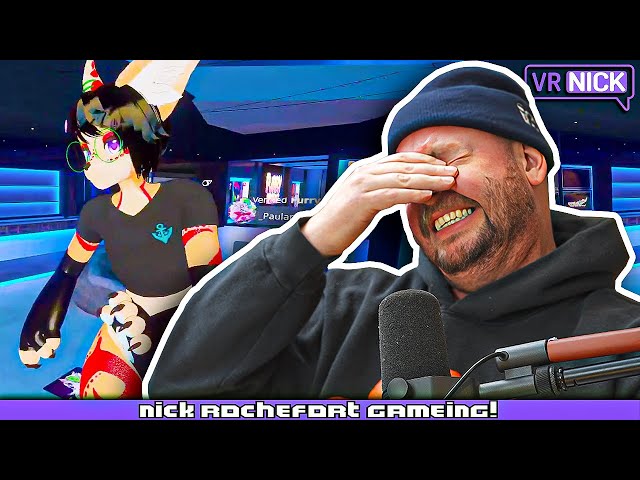 Real Comedian Tries VRChat Trolling! -- Nick Rochefort