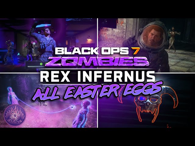 EVERY Side Easter Egg in REX INFERNUS (All Secret Rewards & Upgrades) - Black Ops 7 Zombies
