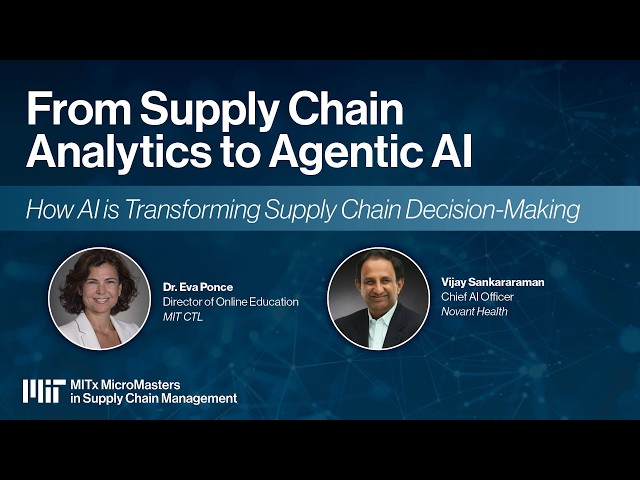 From Supply Chain Analytics to Agentic AI | How AI is Transforming Supply Chain Decision Making