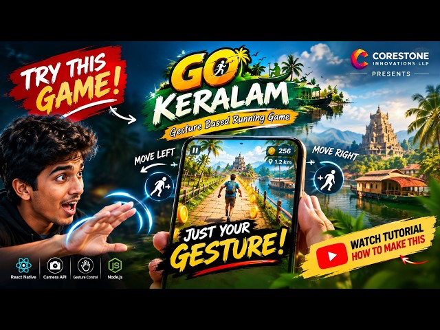 ശരീരം അനക്കി കളിക്കാൻ പറ്റിയൊരു COMPUTER GAME ഉണ്ടാക്കിയാലോ? 😱🎮 | GO KERALAM | Three.js