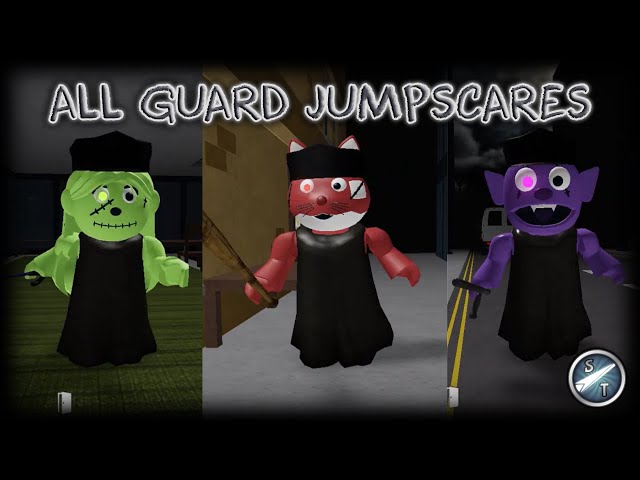 Roblox Puppet ~ ALL GUARD JUMPSCARES [Chapter 8 Update]