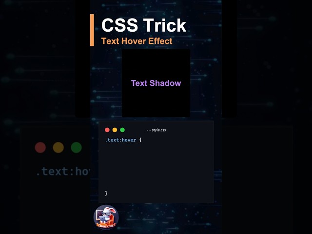 CSS Gost Text Hover Effect with Text Shadow | CSS Tips and Tricks #shorts #coding #webdevelopment