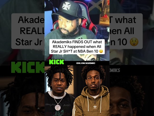 Akademiks FINDS OUT what happened when All Star Jr SH*T at NBA Ben 10 😲 #djakademiks #nbaben10