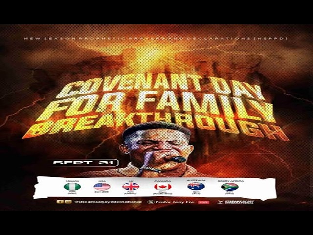 COVENANT DAY FOR FAMILY BREAKTHROUGH || NSPPD || 21ST SEPTEMBER 2026