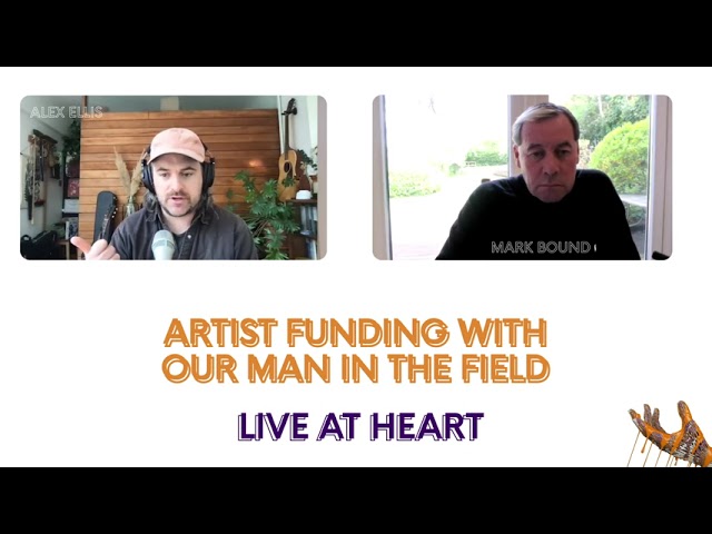 Artist Funding with Our Man In The Field - Live at Heart Southeast 2021