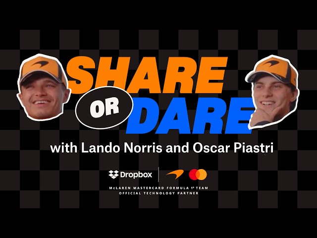 Lando Norris & Oscar Piastri Play Share or Dare | Full Challenge | McLaren F1
