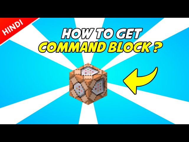 How to Get Command Block in Minecraft ? 🤔 | Hindi | Beginners Guide | Minecraft Pocket Edition