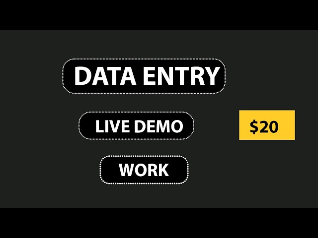 Data Entry Job | Data Entry Tutorial Live Work Demo for BEGINNERS  |  Easy Mentor