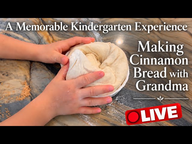 LIVE Grandma Joins our Lessons! | Cinnamon Bread | Day 4