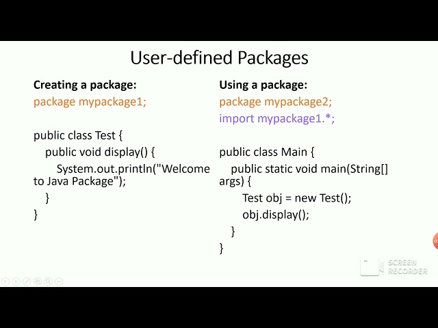 Packages in Java
