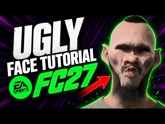 EA FC27 | UGLY Face Tutorial | Pro Clubs & Career Mode Face Creation