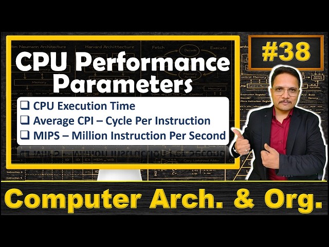 CPU Performance Parameters in COA: Average CPI, MIPS, and Execution Time | COA