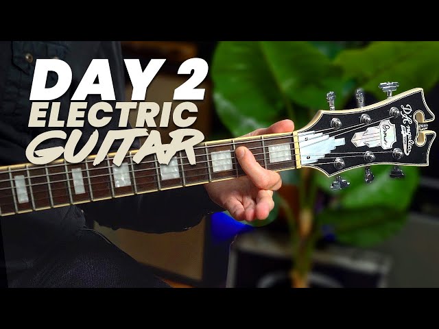 Electric Guitar Day 2 - Another Easy One String Riff for Beginners