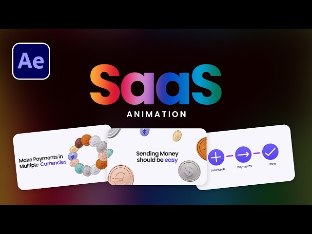 How to Edit Viral SaaS Animations for Fintech in After Effects! (NEW Style For 2026)