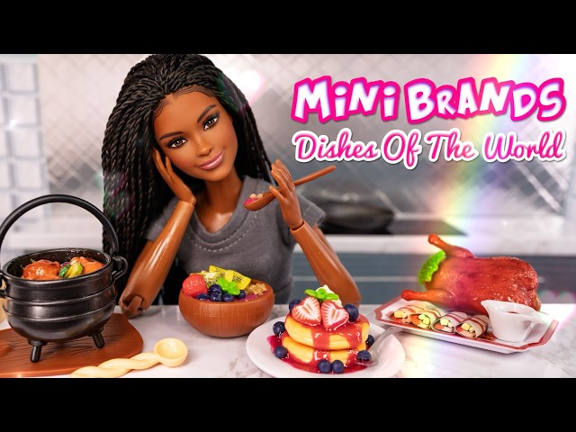 Mini Brands: Dishes of the World | Make International Mini Food | Is It Barbie Size?