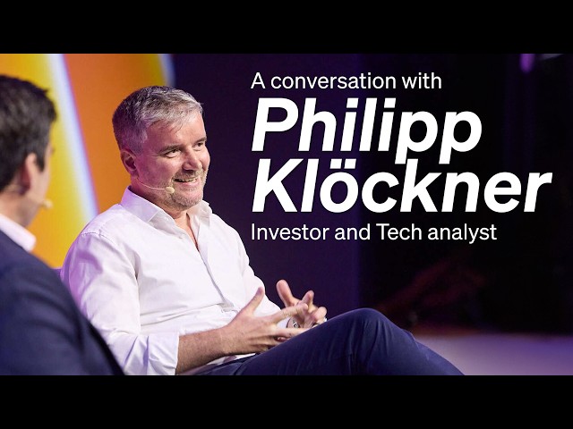 Tech analyst Philipp Klöckner in conversation with Conor McNamara