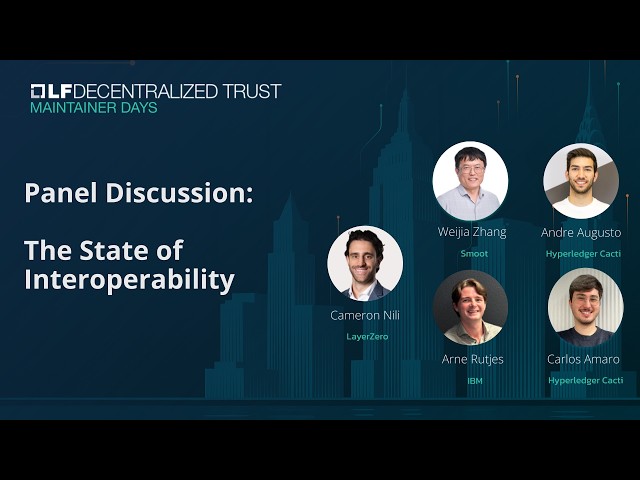 State of interoperability Panel Discussion - Maintainer Days 2026