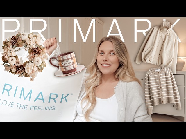 PRIMARK NEW IN 🍂 Autumn Winter Fashion Haul Baby Clothes & Home Decor