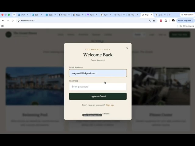 🏨 The Grand Haven | Full Stack Hotel Booking Website | #TheGrandHaven  #MERNStack #ReactJS #NodeJS